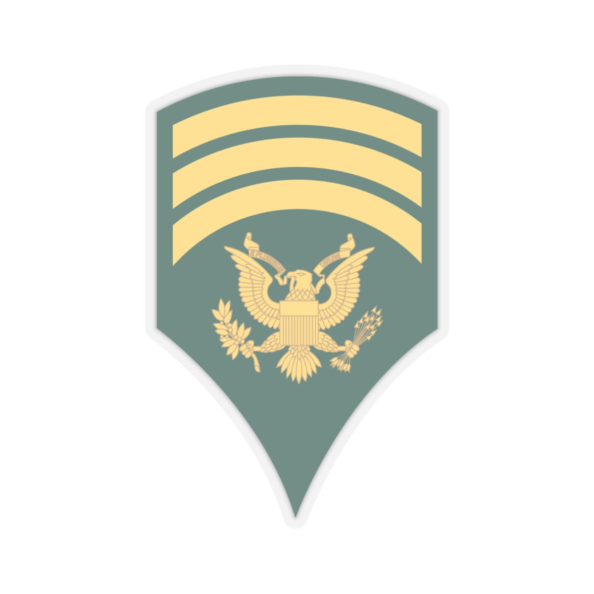 Kiss-Cut Stickers Army - Army - Enlisted - SPEC 7 - Specialist 7  - Std wo Txt X 300