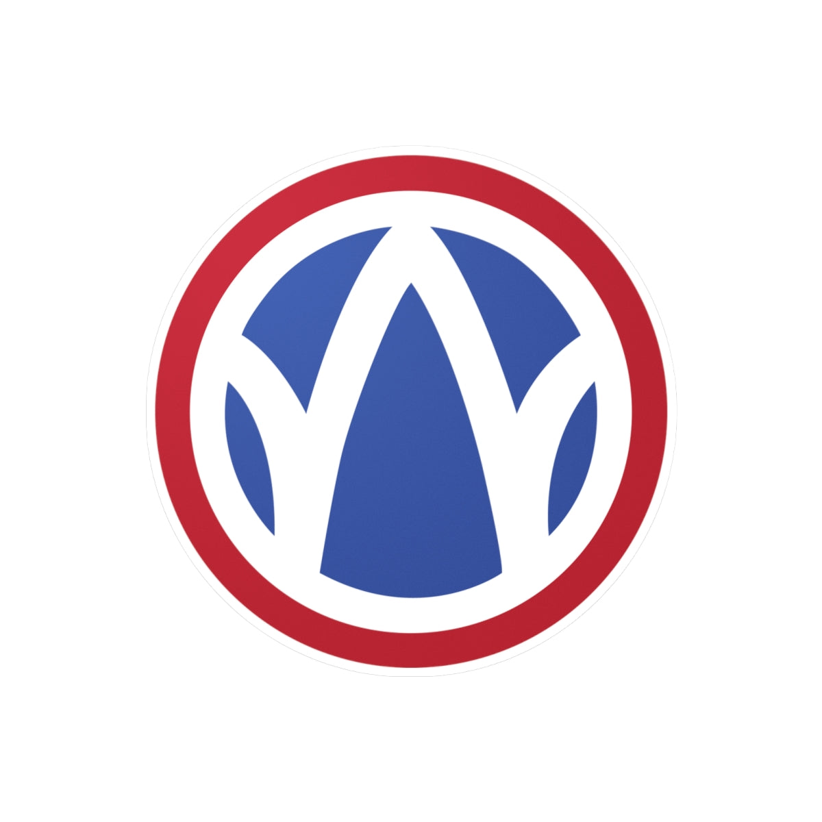 Kiss-Cut Vinyl Decals - SSI - 89th Infantry Division X 300