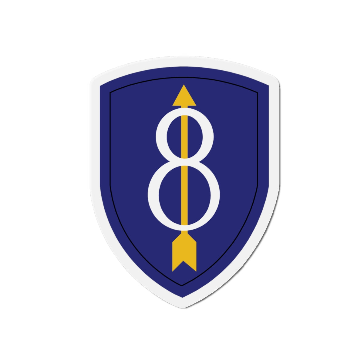 Die-Cut Magnets -SSI - 8th Infantry Division wo Txt X 300