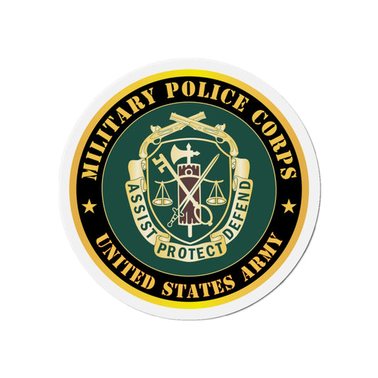 Die-Cut Magnets - Army - Military Police Corps Regimental Crest - United States Army X 300