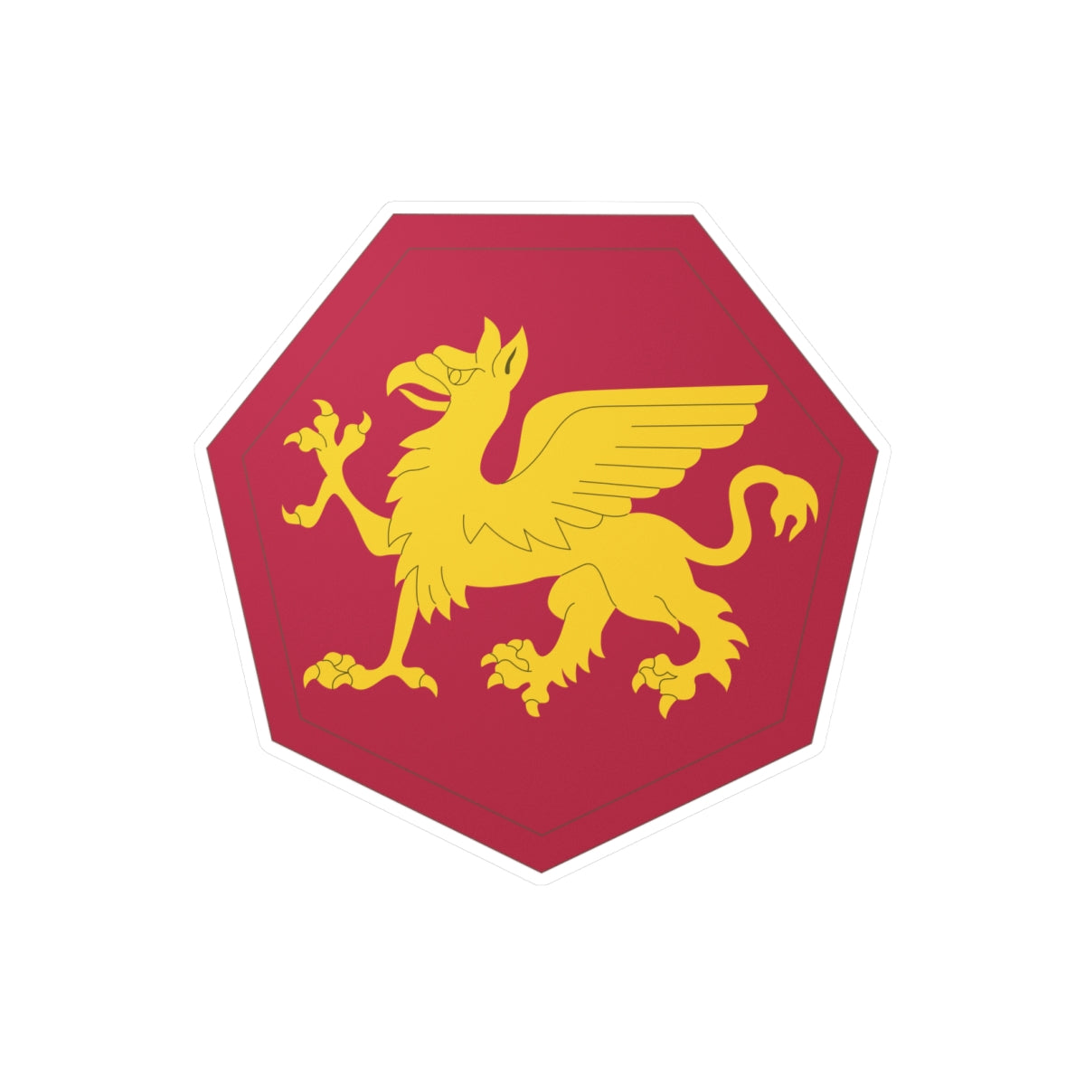Kiss-Cut Vinyl Decals - SSI - 108th Infantry Division (1952-Present) X 300