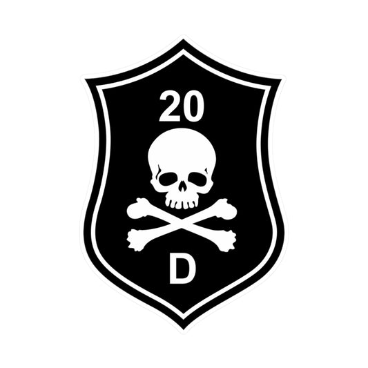 Kiss-Cut Vinyl Decals - SSI - 20th Infantry Division X 300