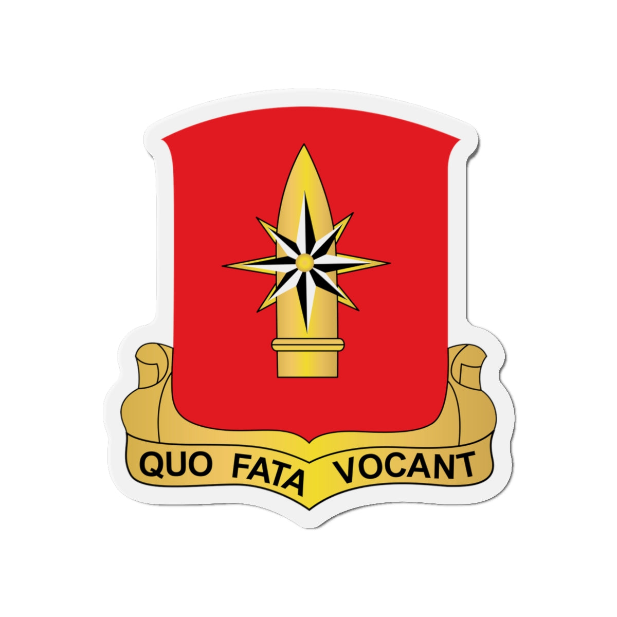 Die-Cut Magnets -SSI -  43rd Field Artillery Battalion - Red wo Txt X 300