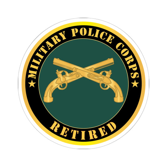 Kiss - Cut Stickers - Army - Military Police - Branch - Retired X 300