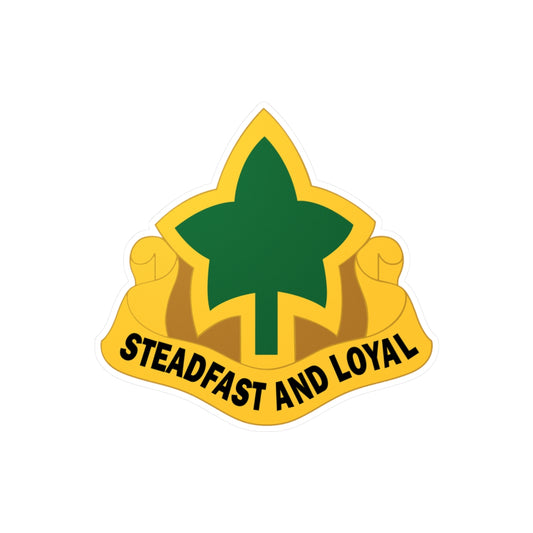 Kiss-Cut Vinyl Decals - DUI - 4th Infantry Division X 300