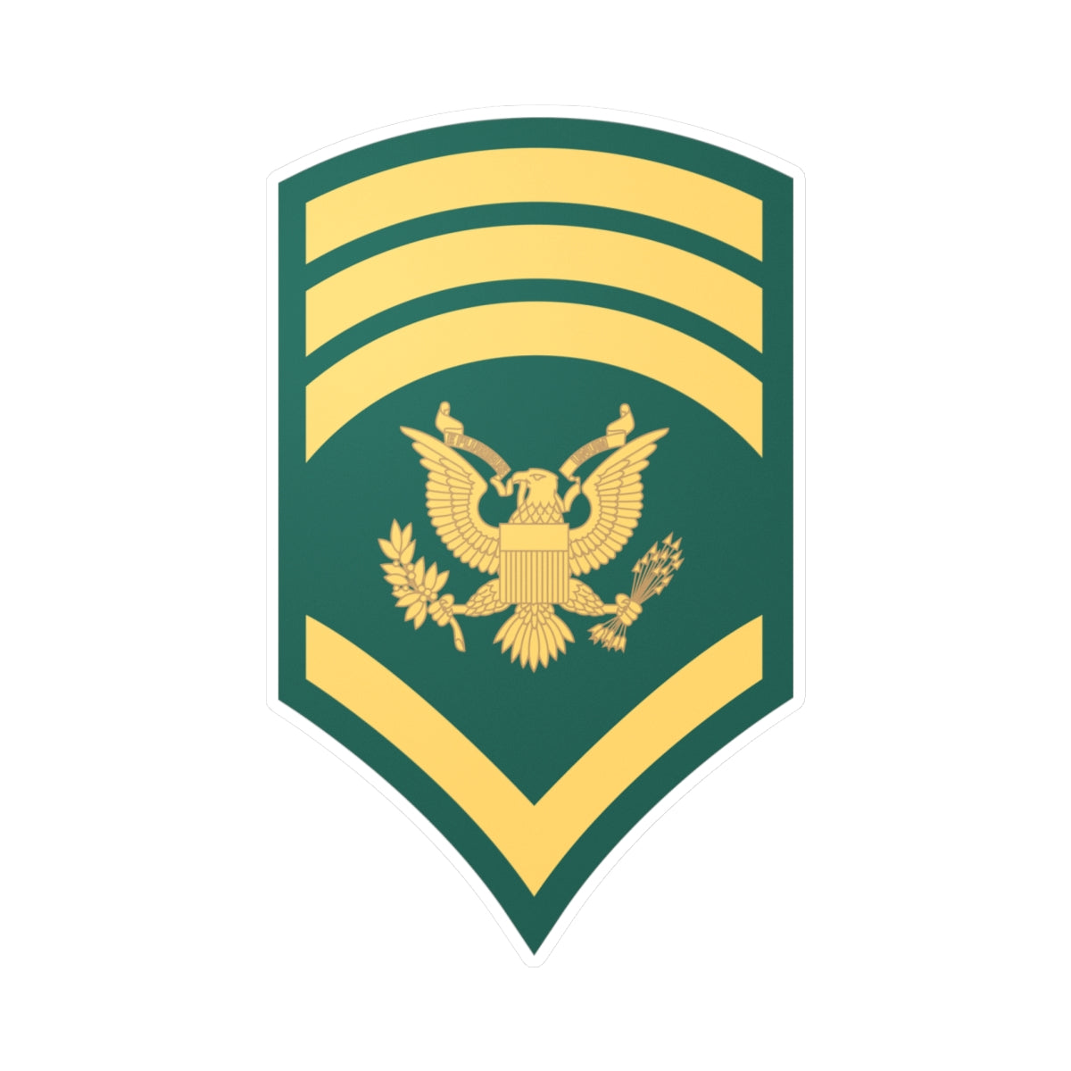 Kiss-Cut Vinyl Decals - Army - Enlisted - SPEC 8 - Specialist 8  - Std wo Txt X 300