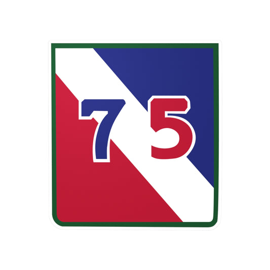 Kiss-Cut Vinyl Decals - SSI - 75th Infantry Division X 300