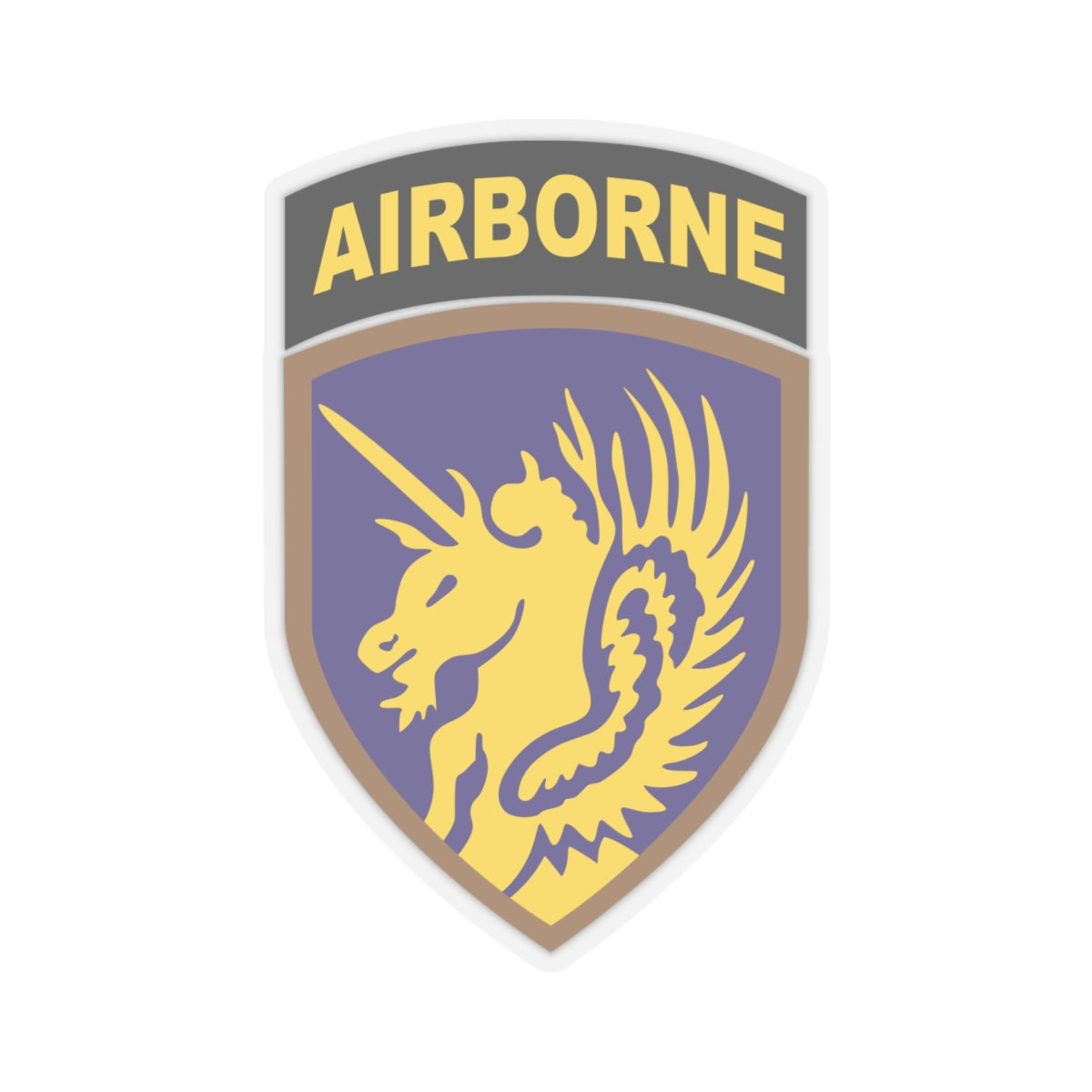 Kiss-Cut Stickers - SSI - 13th Airborne Division X 300