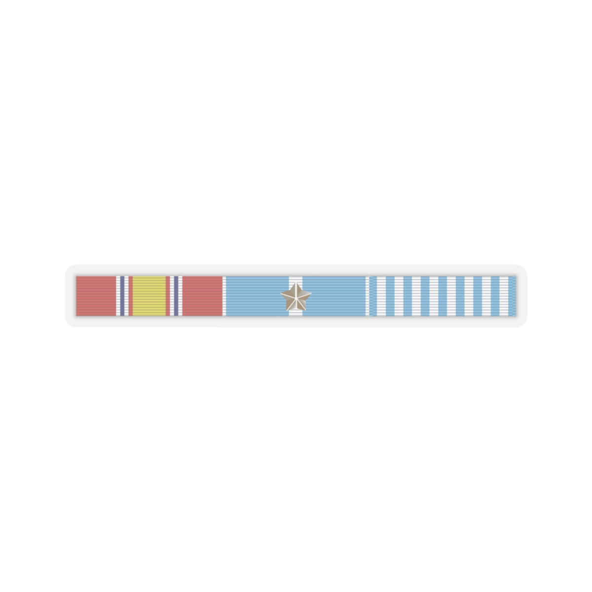 Kiss - Cut Stickers - Korean War Service Bar w Campaign Star X 300