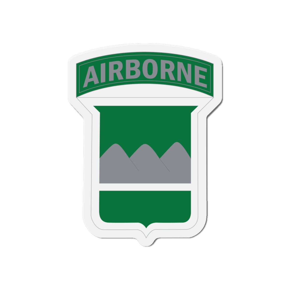 Die-Cut Magnets -SSI - 80th Infantry Division w Airborne Tab X 300