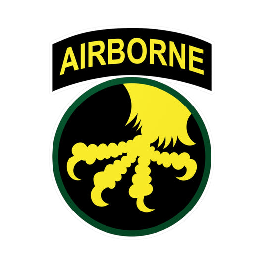 Kiss-Cut Vinyl Decals - SSI - 17th Airborne Division X 300
