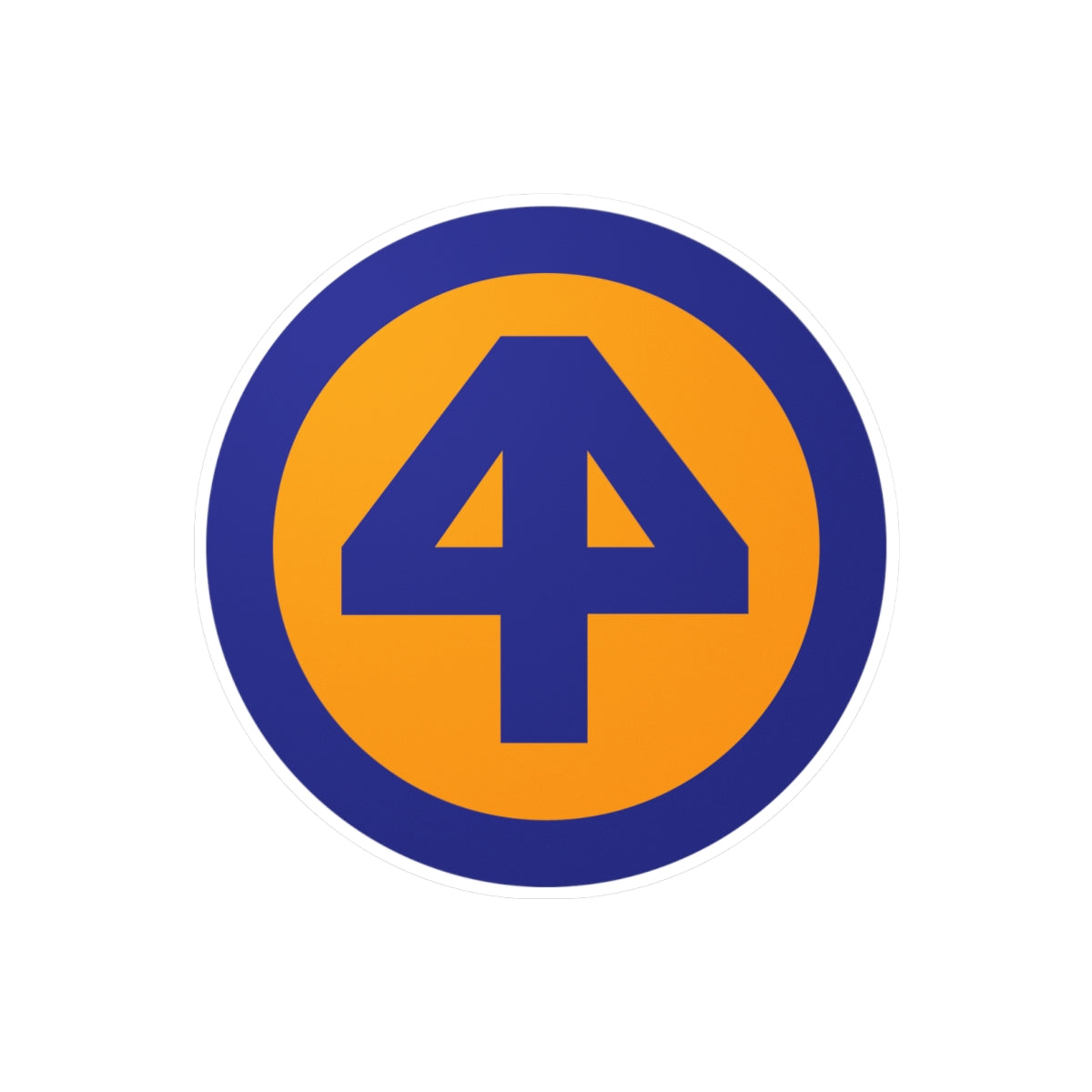 Kiss-Cut Vinyl Decals - SSI - 44th Infantry Division X 300