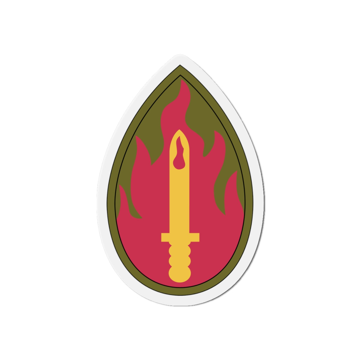 Die-Cut Magnets -SSI - 63rd Infantry Division X 300