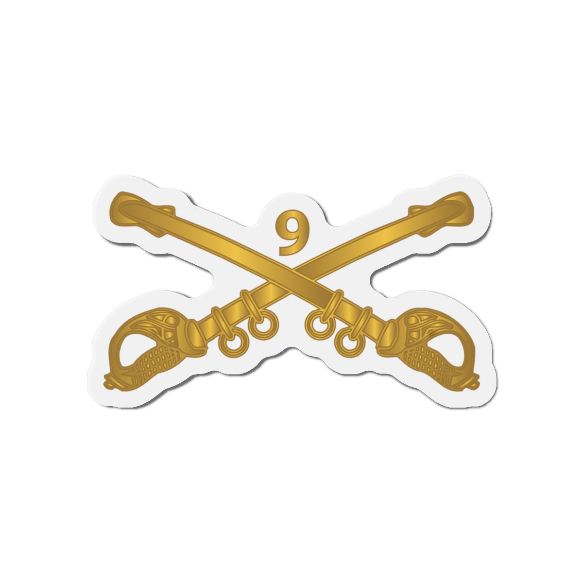 Die-Cut Magnets -SSI - Army - 9th Cavalry Branch wo Txt X 300