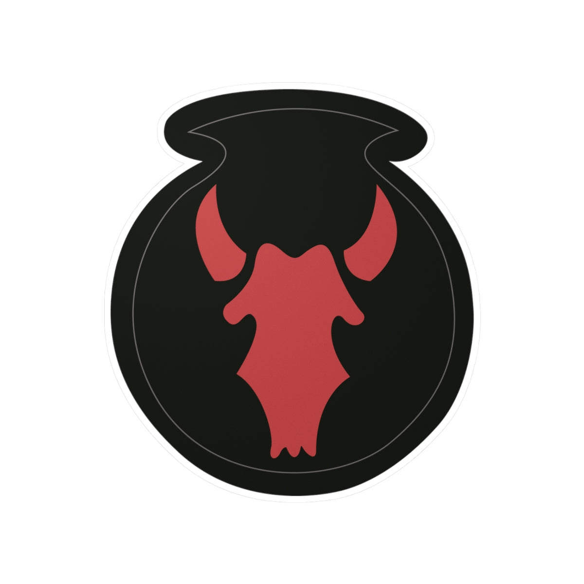 Kiss-Cut Vinyl Decals - SSI - 34th Infantry Division X 300