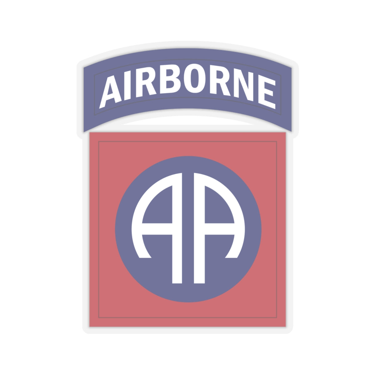 Kiss-Cut Stickers - SSI - 82d Airborne Division X 300