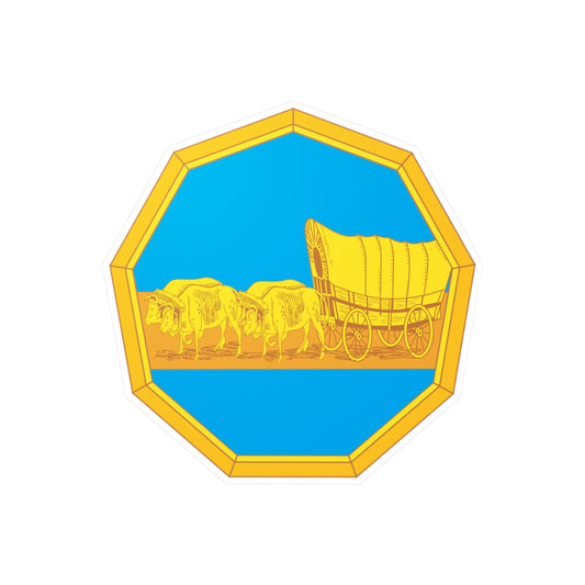 Kiss-Cut Vinyl Decals - DUI - 35th Infantry Division - Left X 300