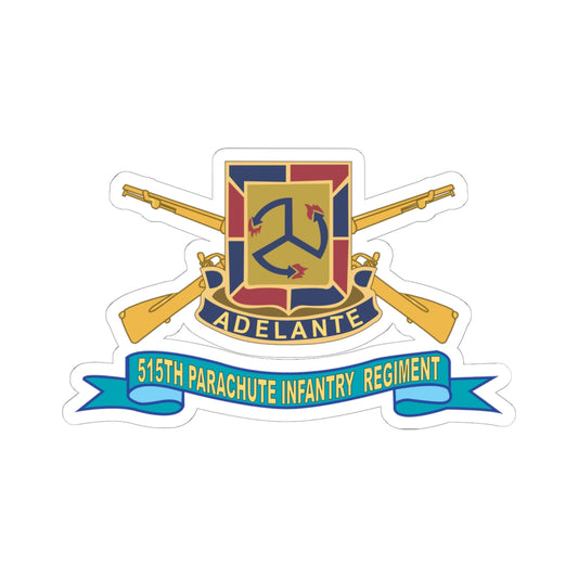 Kiss - Cut Stickers - Army - 51th Parachute Infantry Regiment - DUI w Br - Ribbon X 300