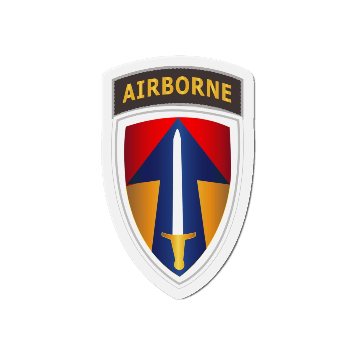 Die-Cut Magnets - II Field Force w Airborne Tab LRRP
