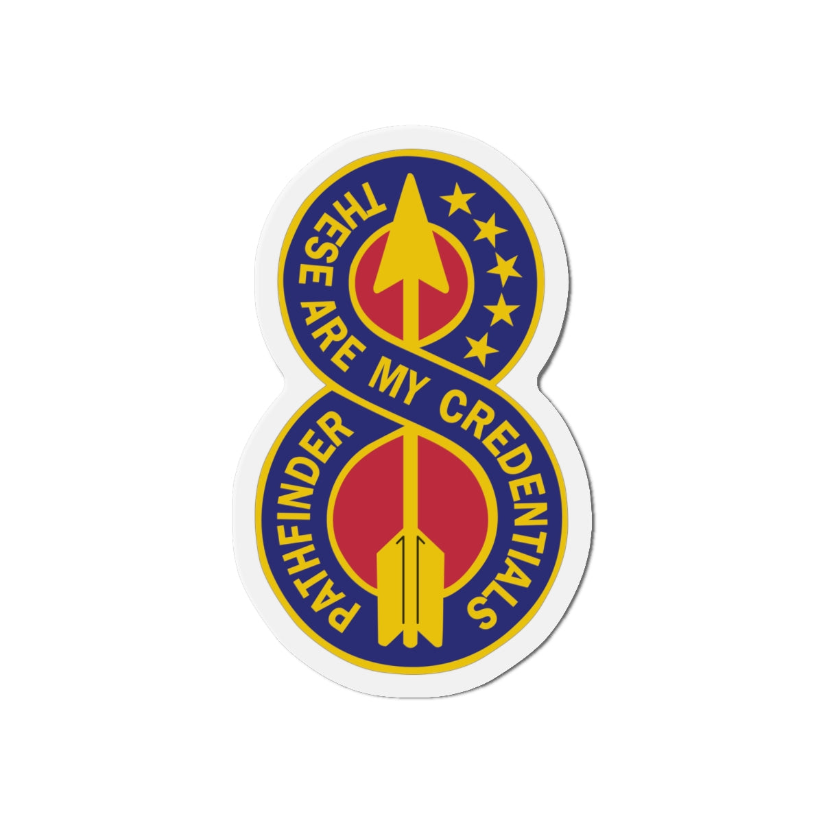 Die-Cut Magnets - DUI - 8th Infantry Division X 300