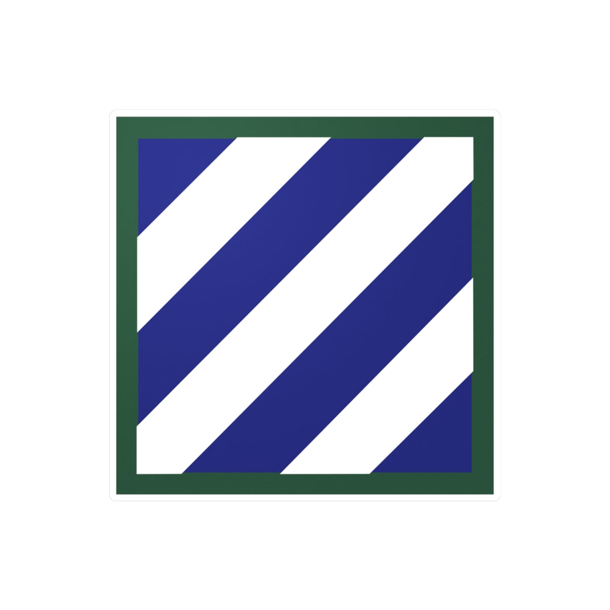 Kiss-Cut Vinyl Decals - SSI - 3rd Infantry Division wo Text X 300