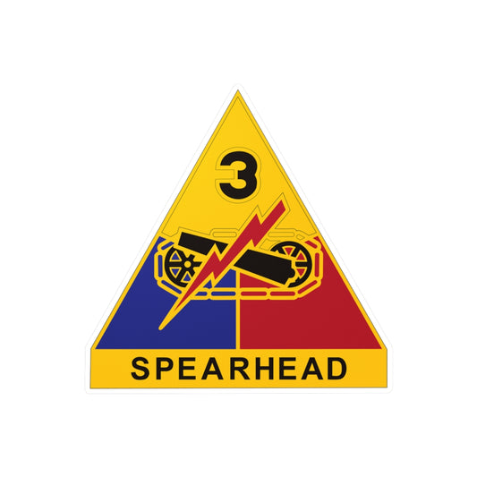 Kiss-Cut Vinyl Decals - DUI - 3rd Armored Division X 300