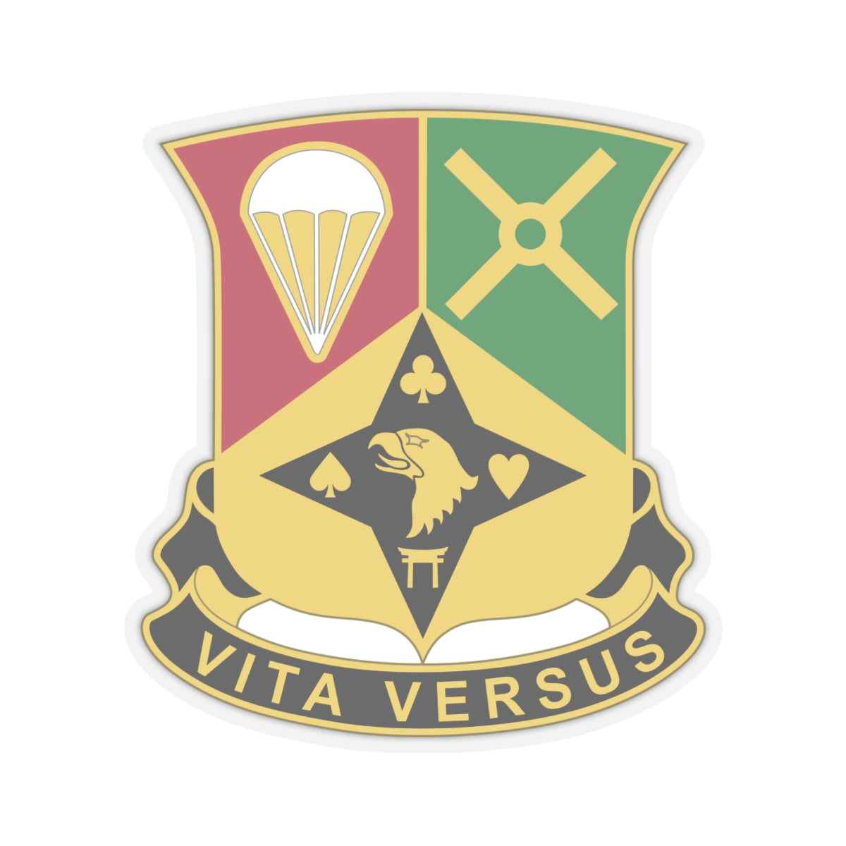 Kiss-Cut Stickers Army - DUI - 101st Airborne Division Sustainment Brigade, Headquarters and Special Troops Battalion X 300