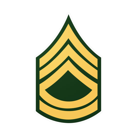 Kiss-Cut Vinyl Decals - Army - Sergeant First Class E-7 (SFC) X 300