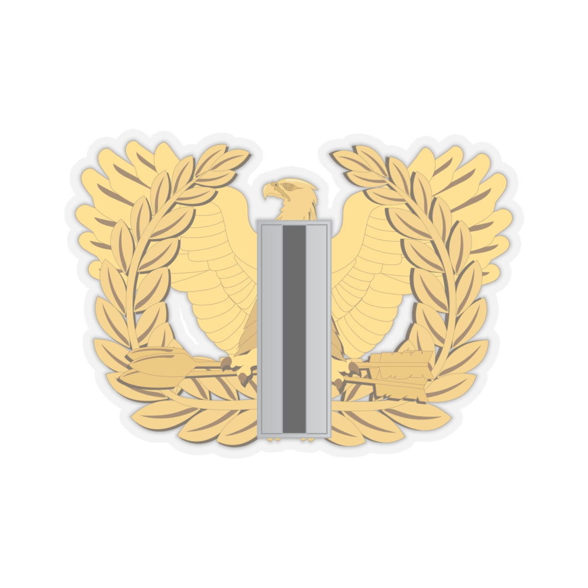 Kiss-Cut Stickers - Army - Chief Warrant Officer - W05 - Flat - Eagle and Bar wo txt X 300