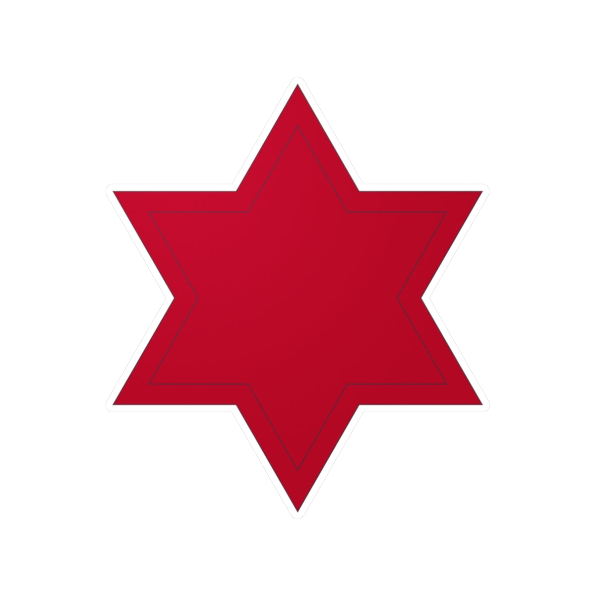 Kiss-Cut Vinyl Decals - SSI - 6th Infantry Division wo Txt X 300