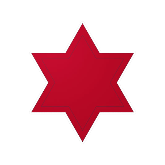 Kiss-Cut Vinyl Decals - SSI - 6th Infantry Division wo Txt X 300