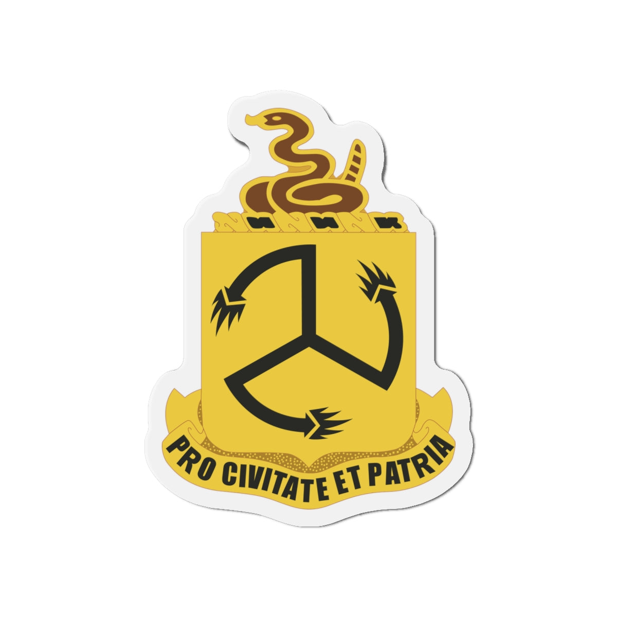 Die-Cut Magnets - 200th Infantry Regiment - DUI wo Txt X 300