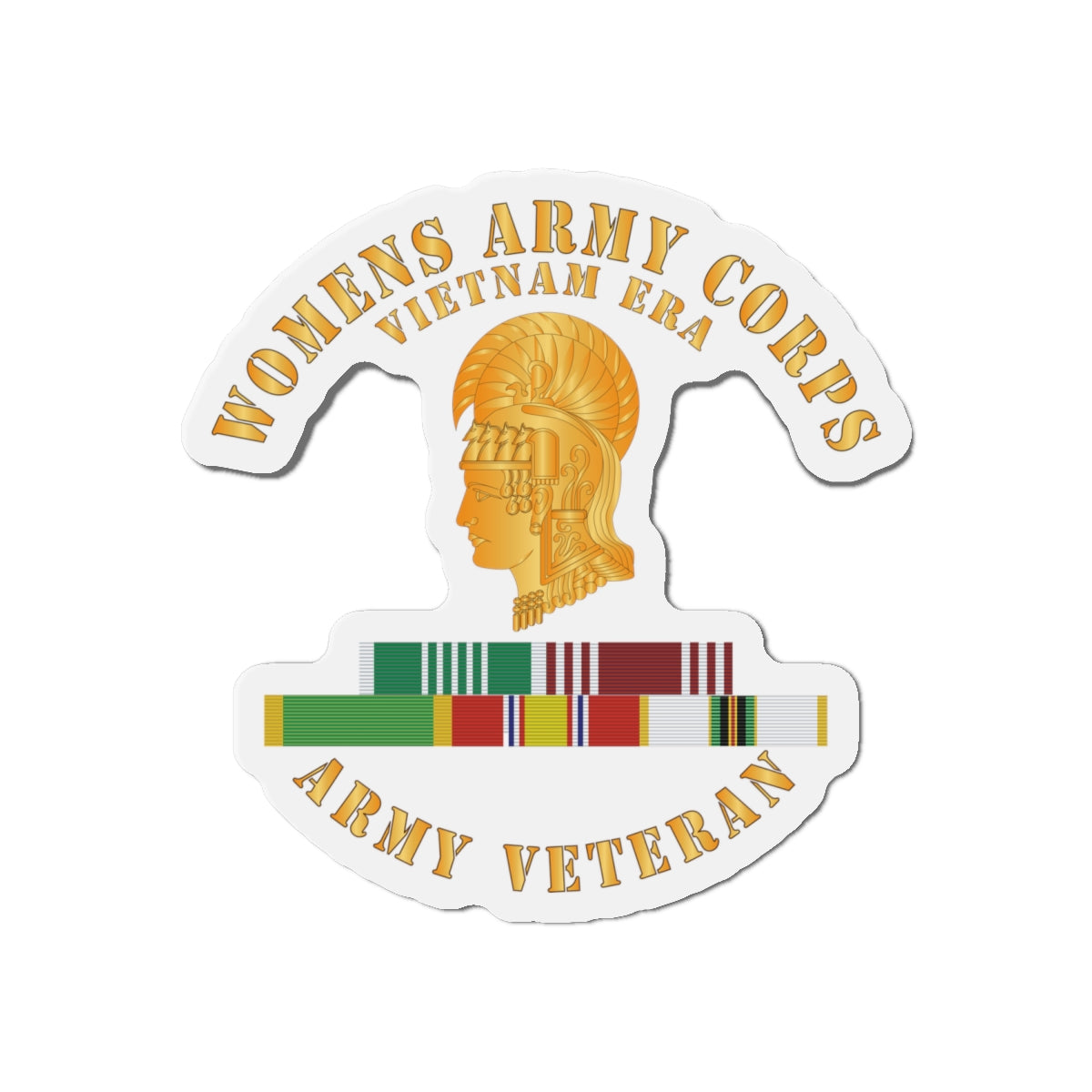 Die-Cut Magnets - Womens Army Corps Vietnam Era - w ARCOM - GCMDL- WAC - NDSM - COLD X 300