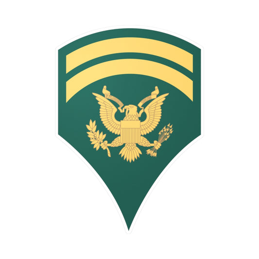 Kiss-Cut Vinyl Decals - Army - Enlisted - SPEC 6 - Specialist 6  - Std wo Txt X 300