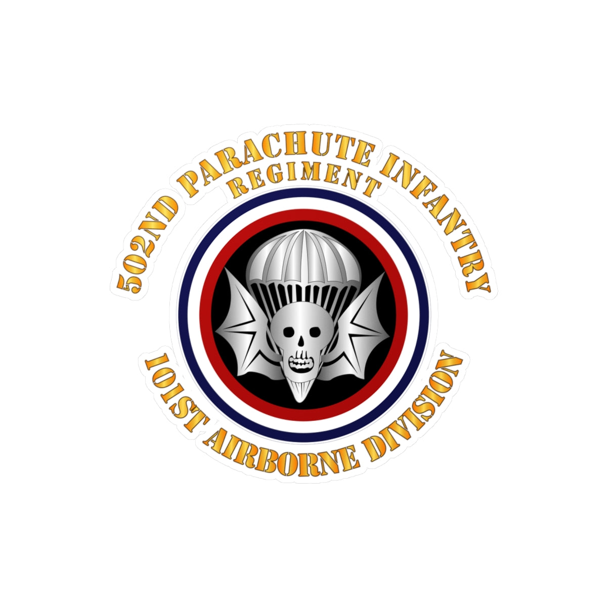 Kiss-Cut Vinyl Decals - Army - 502nd PIR - 101st Airborne Division