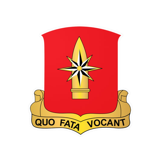 Kiss-Cut Vinyl Decals - 43rd Field Artillery Battalion - Red wo Txt X 300