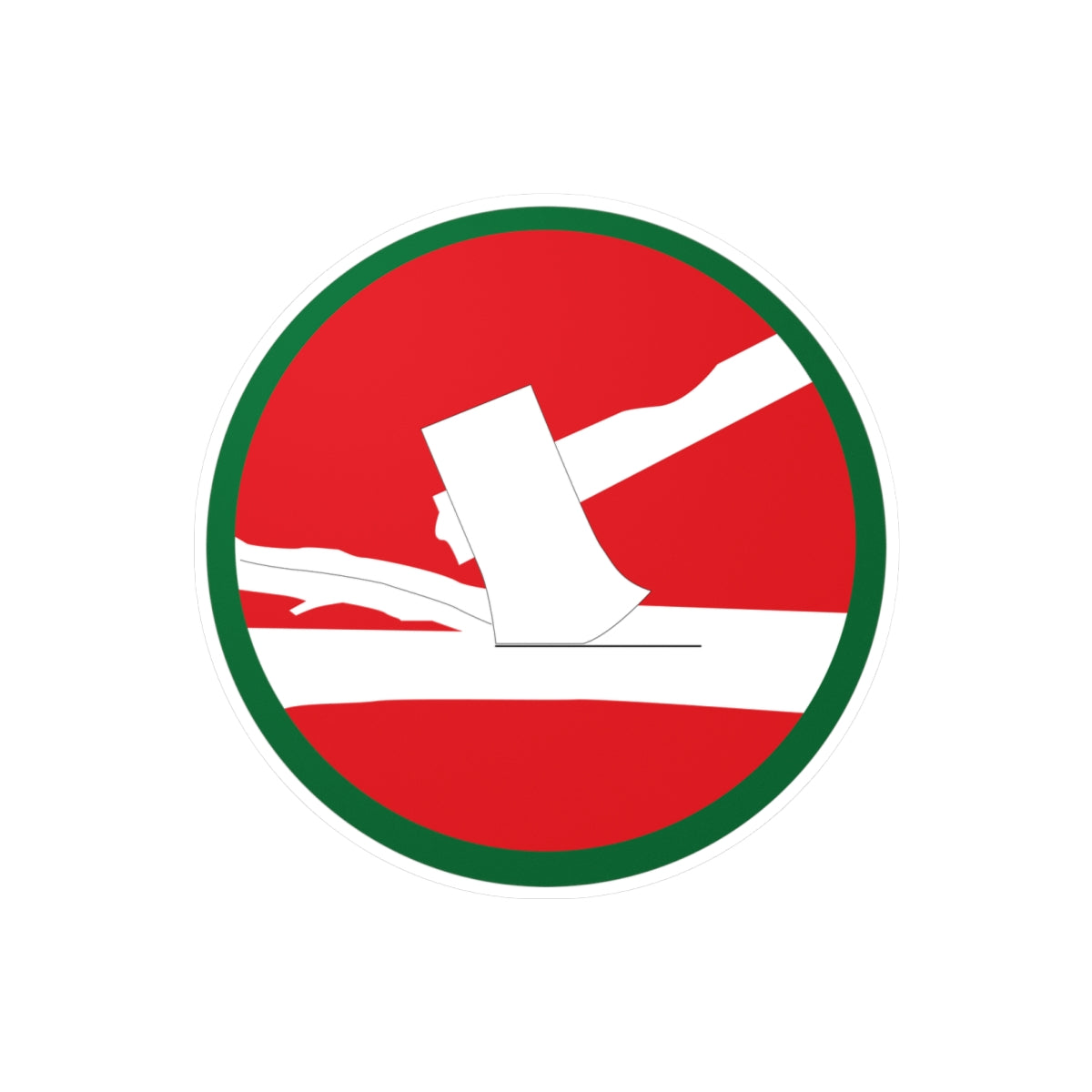 Kiss-Cut Vinyl Decals - SSI - 84th Infantry Division X 300