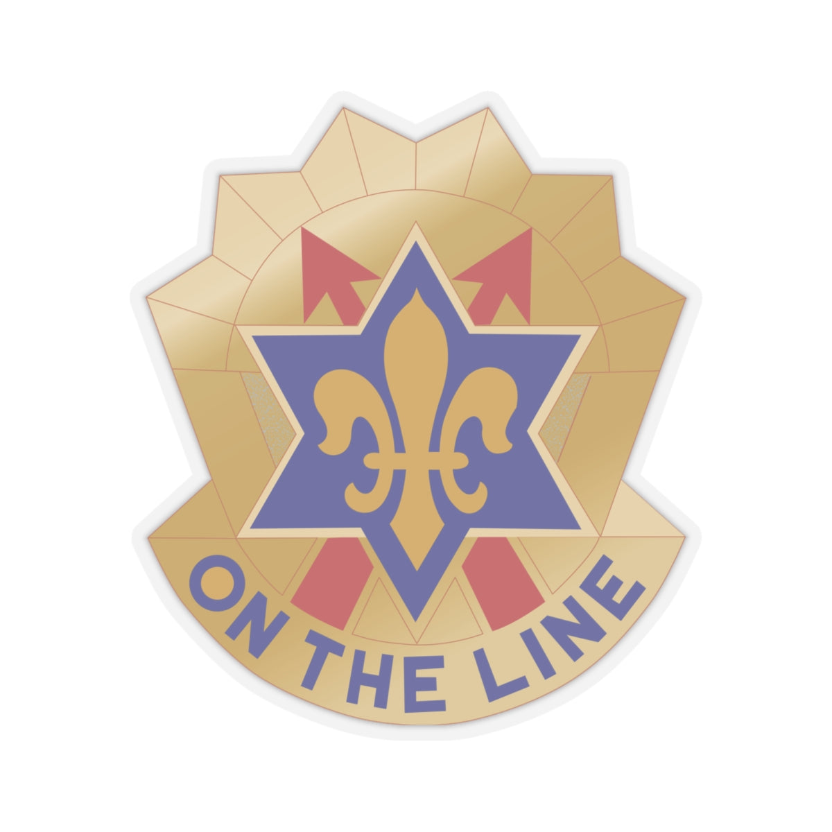 Kiss-Cut Stickers - DUI - 6th Infantry Division X 300