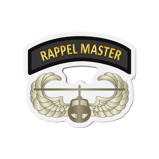 Die-Cut Magnets - Army - Rappel Master Tab with Air Assault Badge wo Txt