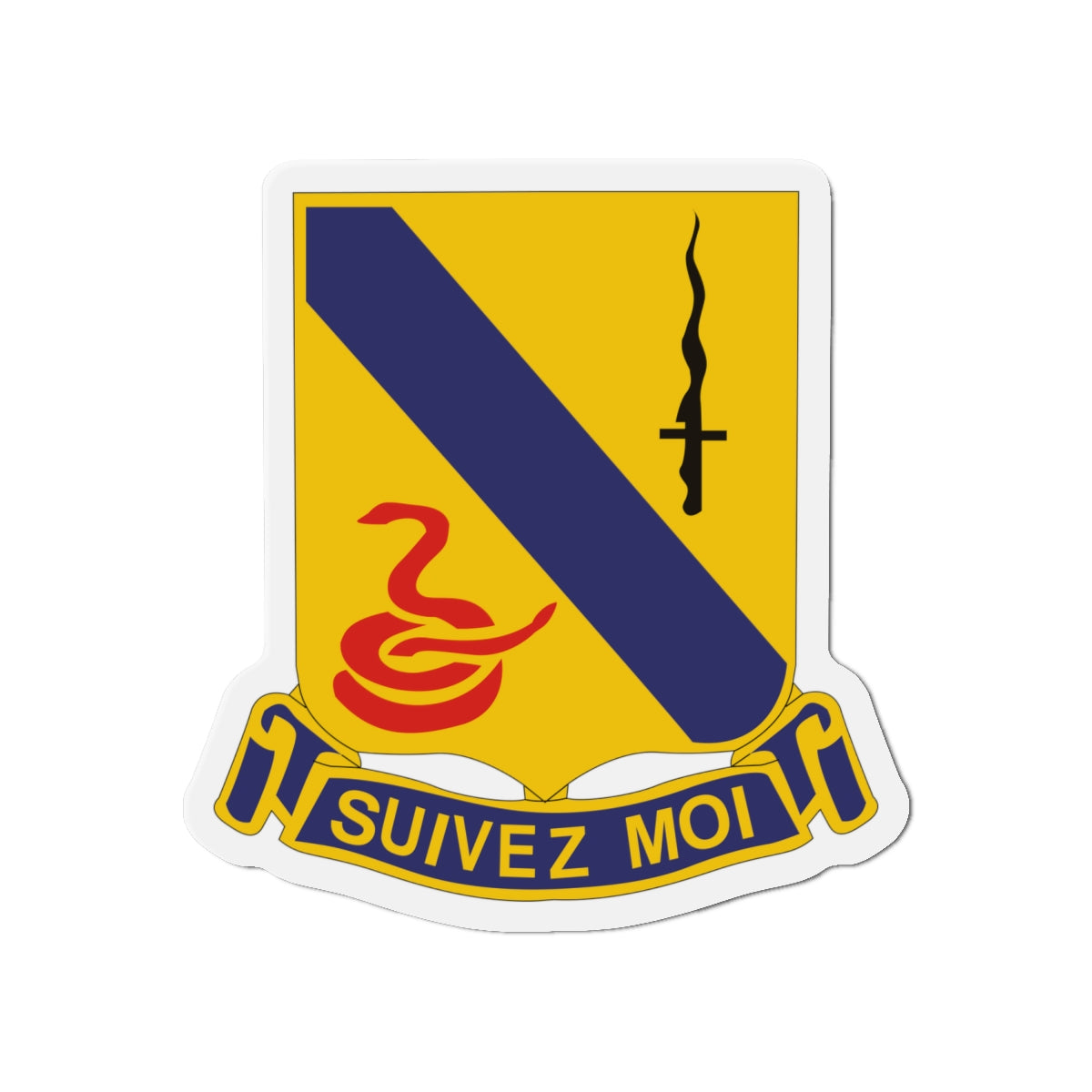 Die-Cut Magnets - Army  - 14th Cavalry Regiment wo Txt