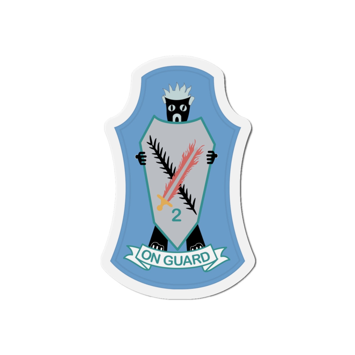 Die-Cut Magnets -SSI - 2nd Battlegroup - 6th Infantry Regt - Berlin Bde wo Txt X 300