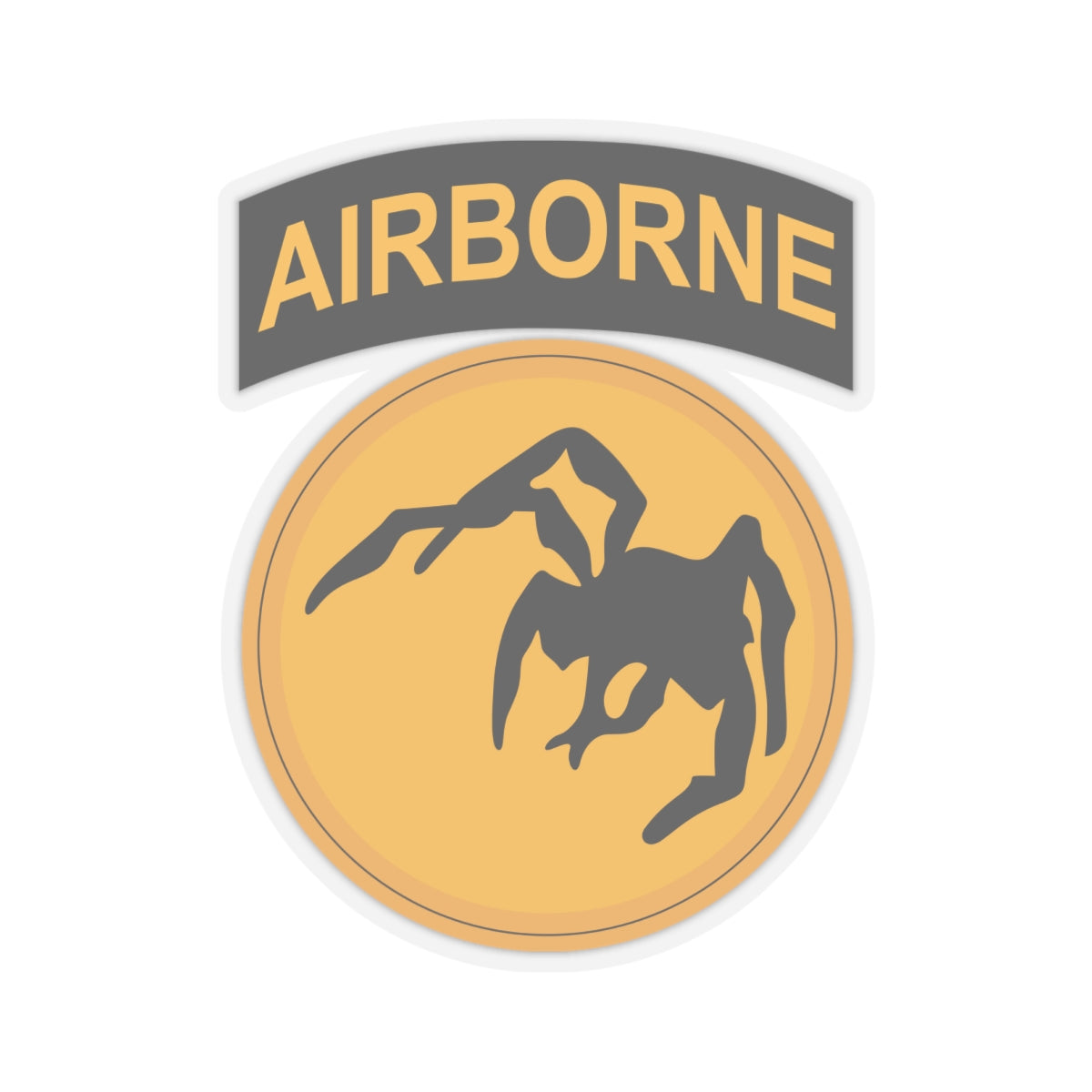 Kiss-Cut Stickers - SSI - 135th Airborne Division X 300