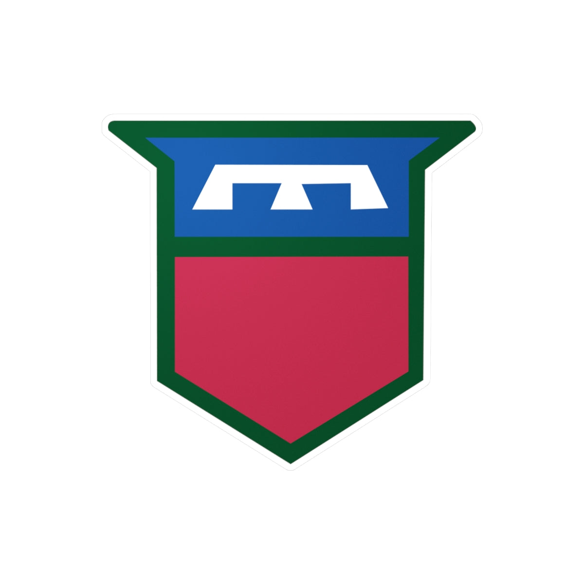 Kiss-Cut Vinyl Decals - SSI - 76th Infantry Division X 300