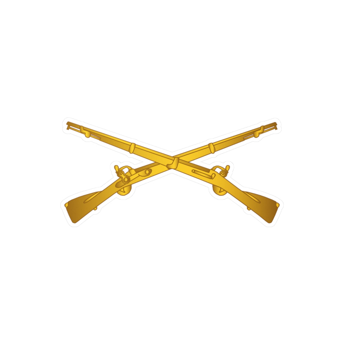 Kiss-Cut Vinyl Decals - Army - Infantry Branch wo Txt X 300