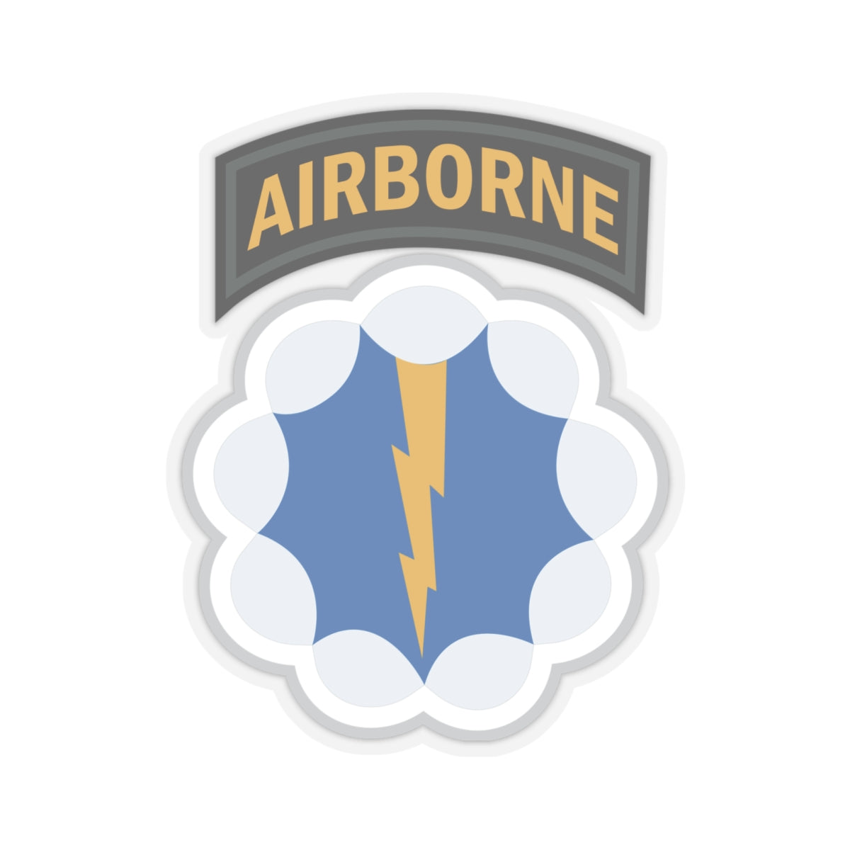 Kiss-Cut Stickers -  SSI - 9th Airborne Division - Phantom X 300