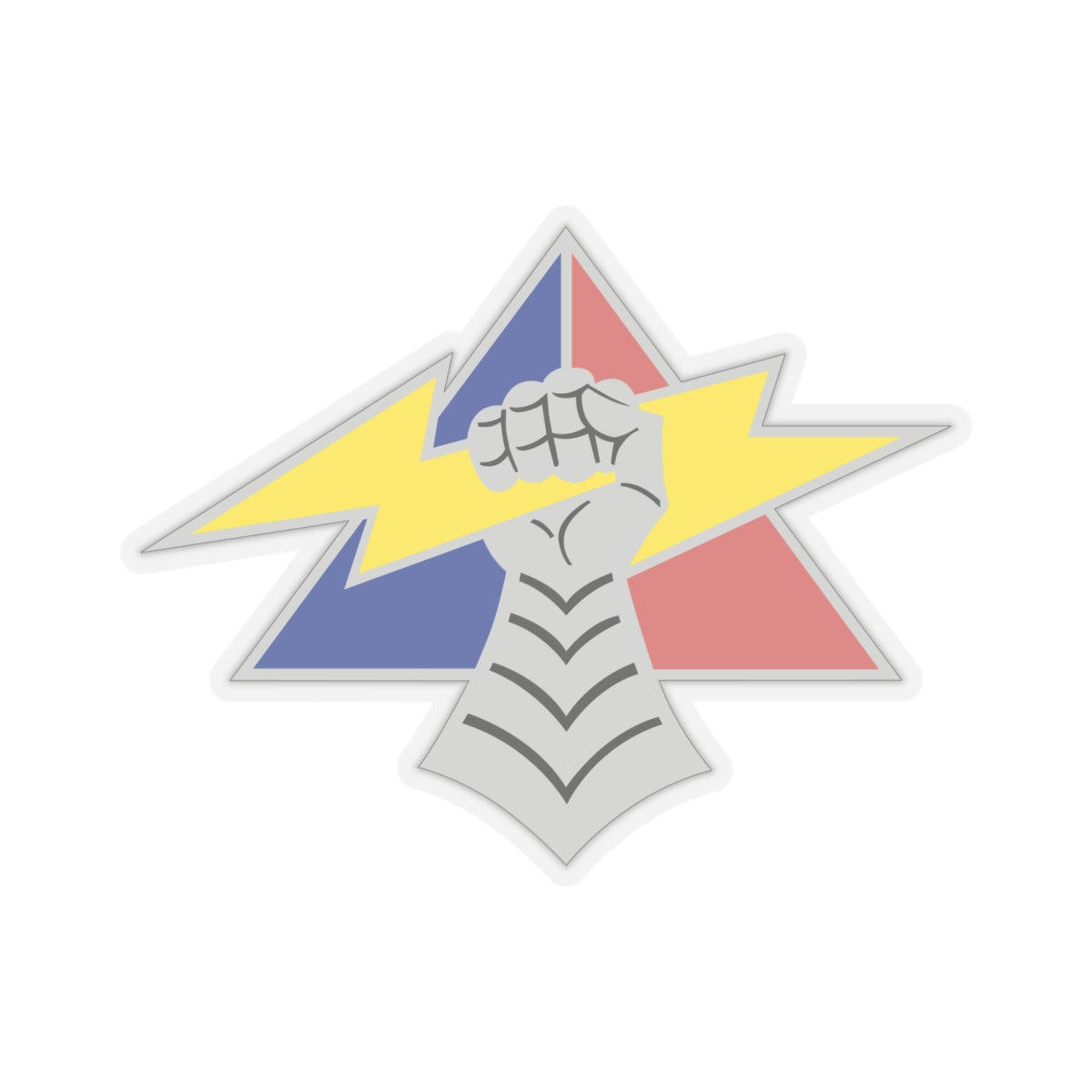 Kiss-Cut Stickers Army - DUI - 4th Armored Division X 300