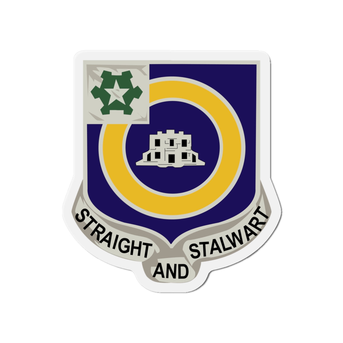 Die-Cut Magnets - Army - 41st Infantry Regiment - DUI wo Txt