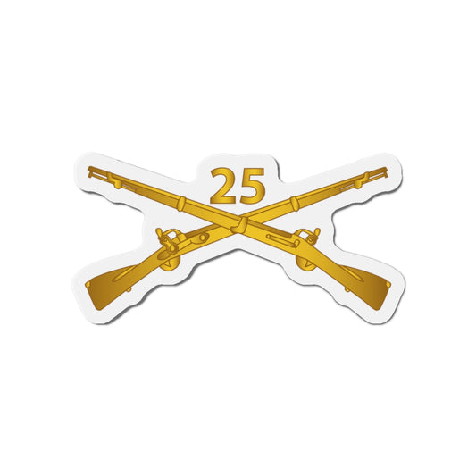 Die-Cut Magnets - 25th Infantry Regiment Branch wo Txt