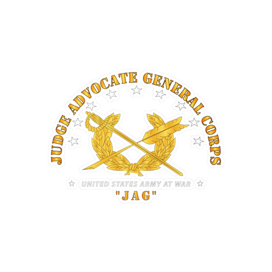 Kiss-Cut Vinyl Decals - Army - JAG Branch
