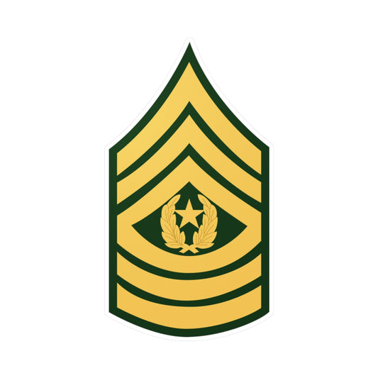 Kiss-Cut Vinyl Decals - Army - Command Sgt Major E-9 (CSM) X 300